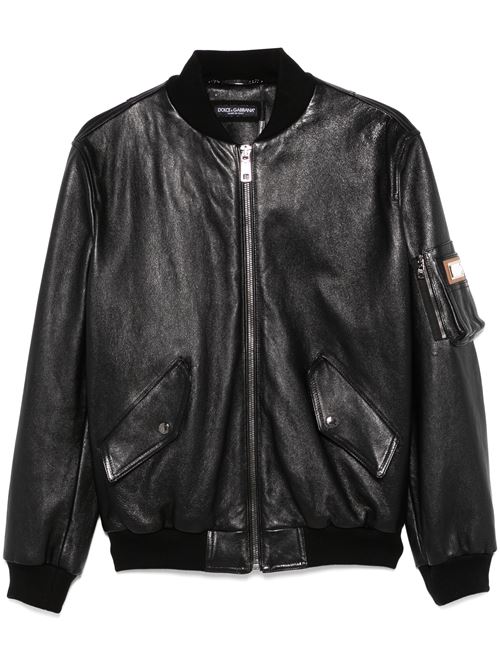 Leather jacket DOLCE&GABBANA | F9S37LHULQJN0000